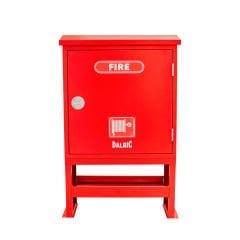 Yangın Dolabı1”30Mt.Kauçuk Hortumlu Kırmızı Sahra Tipi  Ayaklı Tek Makara Düz Lanslı EN 671-1