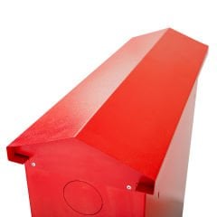 Yangın Dolabı1”30Mt.Kauçuk Hortumlu Kırmızı Sahra Tipi  Ayaklı Tek Makara Düz Lanslı EN 671-1